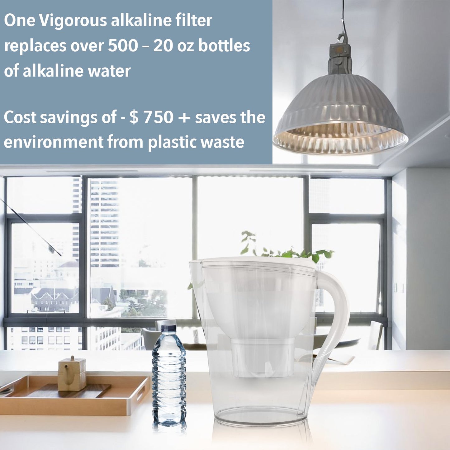 Vigorous Premium Alkaline Filter Pitcher