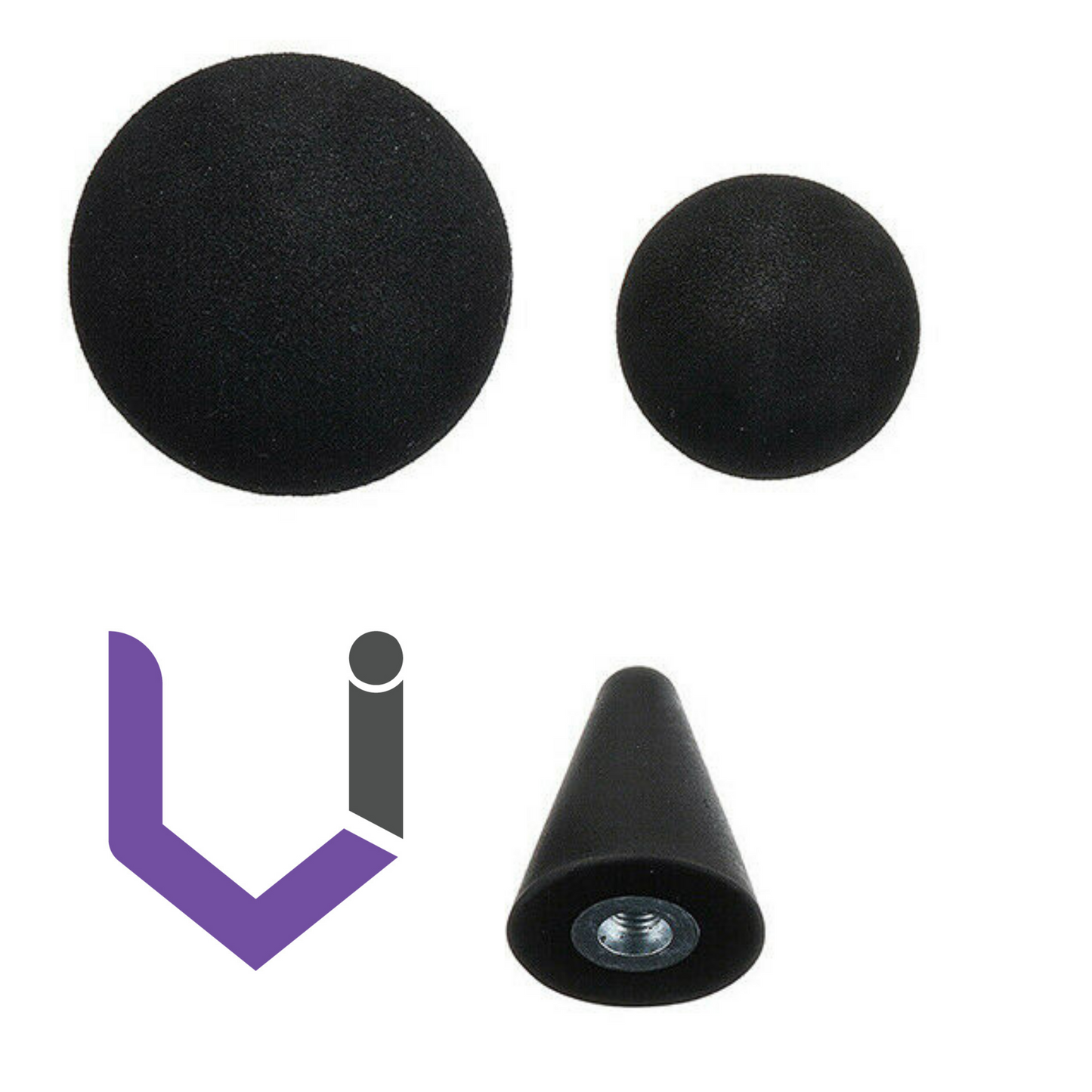 VI Jigsaw Massage Replacement Head Attachment Kit