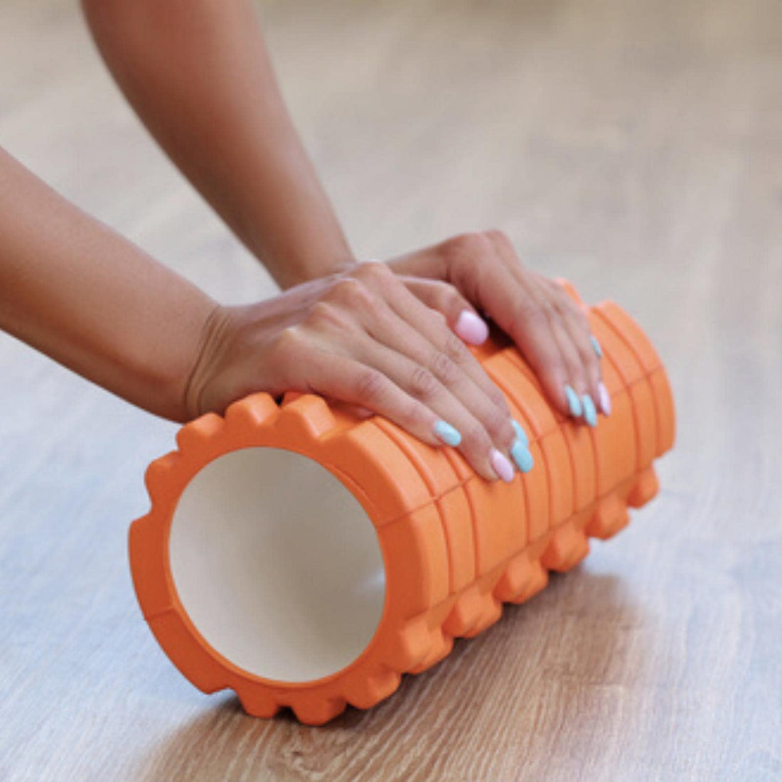 image of foam roller as essential self massage tools 